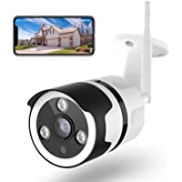 NETVUE Cámaras de Vigilancia WiFi Exterior- FHD 1080P Cámara Seguridad Compatible Alexa- Impermeable IP66- Ethernet y…